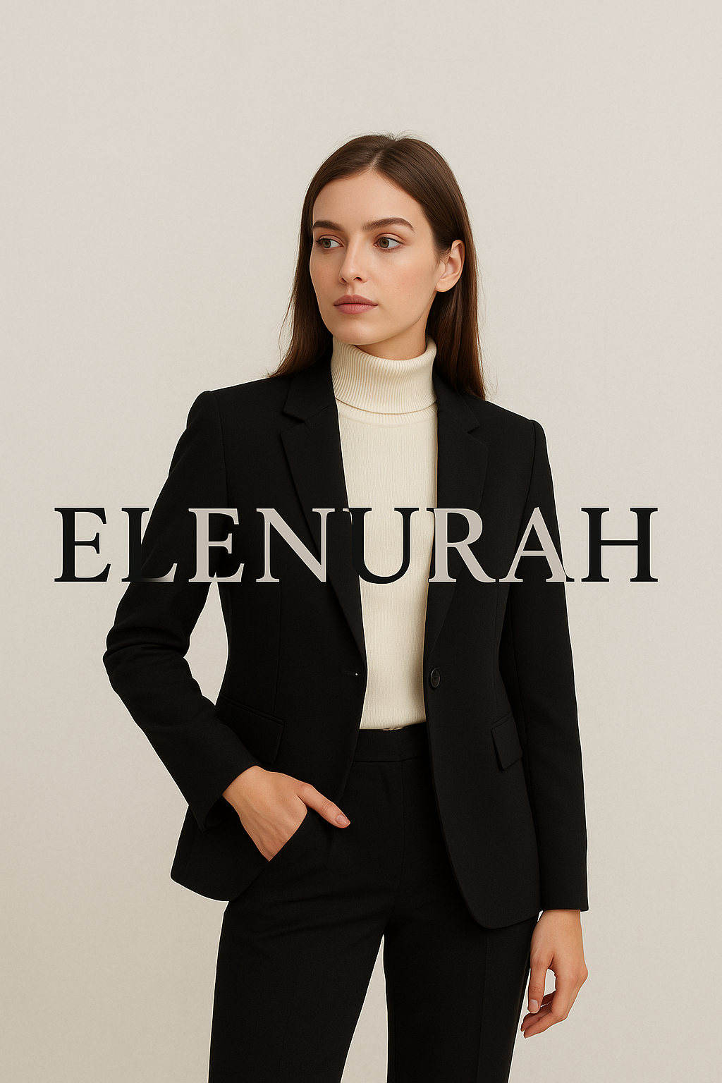 elegance in black and cream